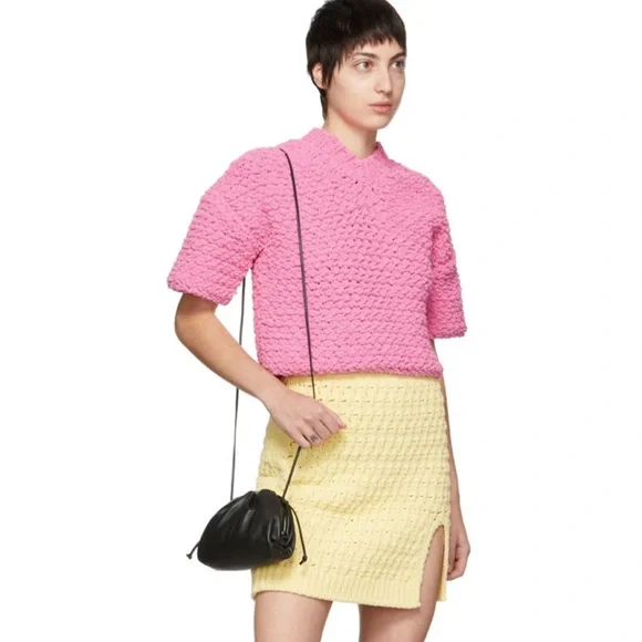 BOTTEGA VENETA Black Mini Clutch Pouch - Picture 5 of 15